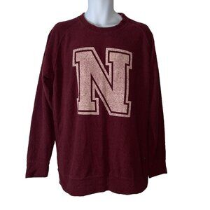 Rare Vintage Penant Nebraska Cornhuskers Shirt Mens L Red Logo University